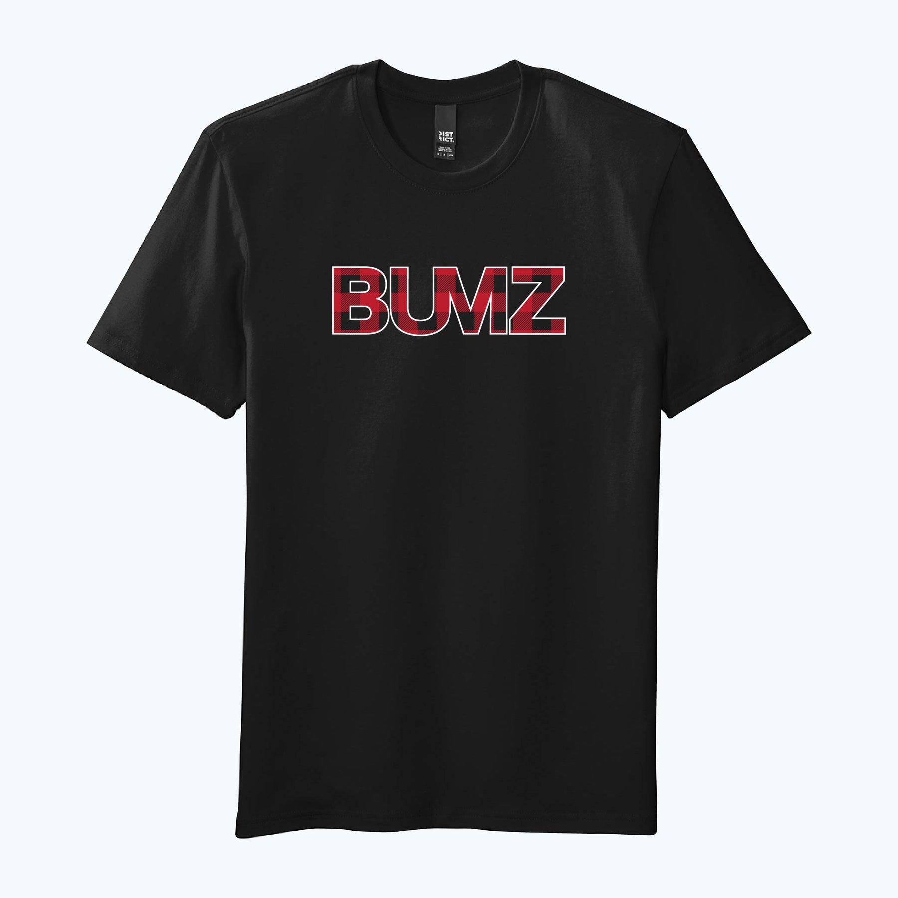 Black/Red Plaid Bumz Tee
