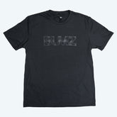 (NEW) Black/Black Plaid Bumz Tee