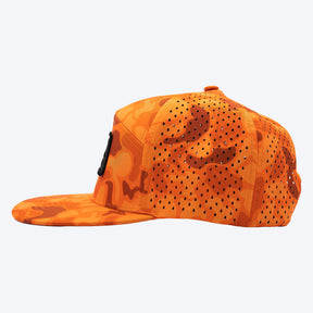 Orange Camo Bumz Square Patch